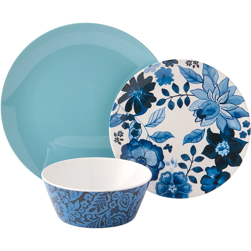 Dolly Parton Country Melamine Dinnerware Set - 12-Pc.#select-color_blue