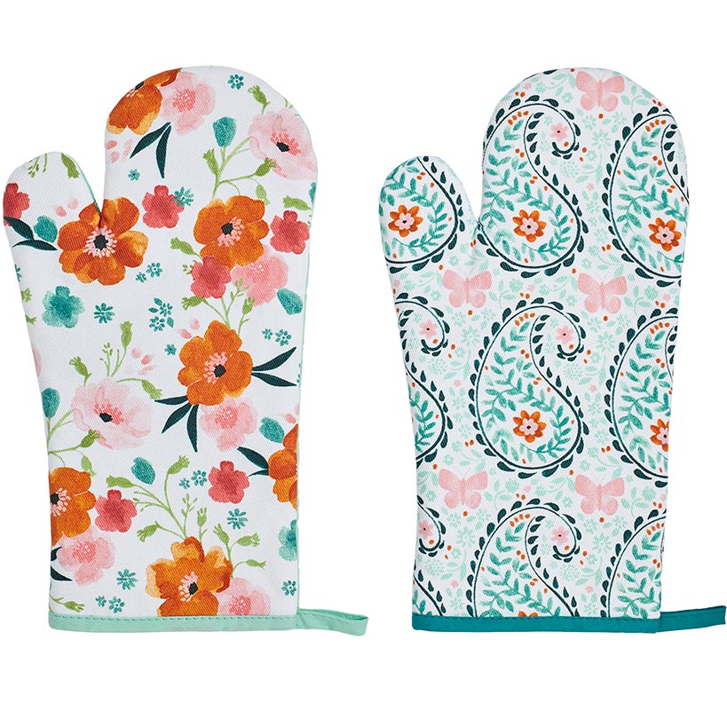 Dolly Parton Set of 2 Cotton Twill Oven Mitts