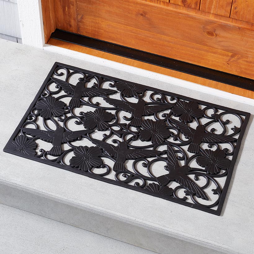 Spring-Themed Sets of 2 Stair Treads or Doormats