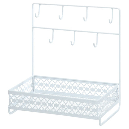 Dresser Top Organizer with Hooks