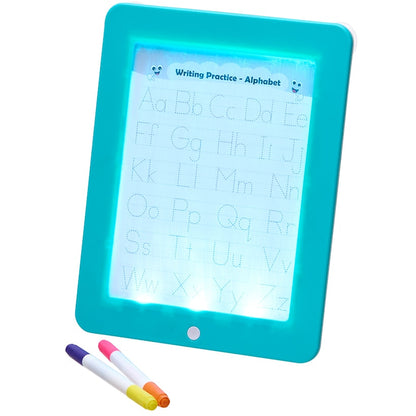 Dry-Erase Drawing Board With Light And Stencils