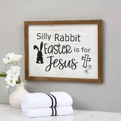 Easter Bathroom Decor - Rabbit Sign or Tissue Box Cover