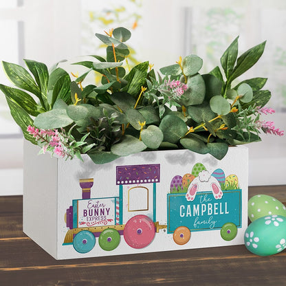 Personalized Easter Bunny Express Train Storage Box