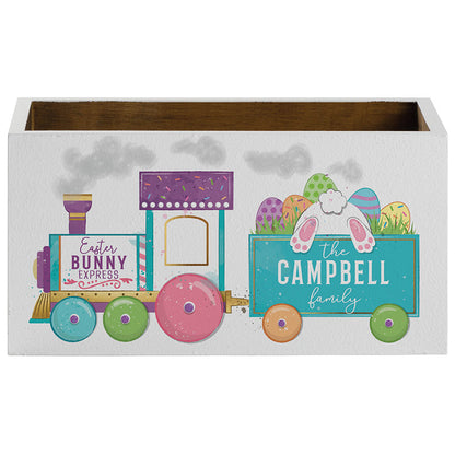 Personalized Easter Bunny Express Train Storage Box