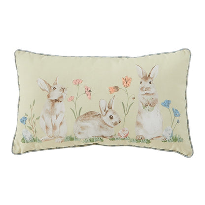 Easter Floral Decorative Pillow