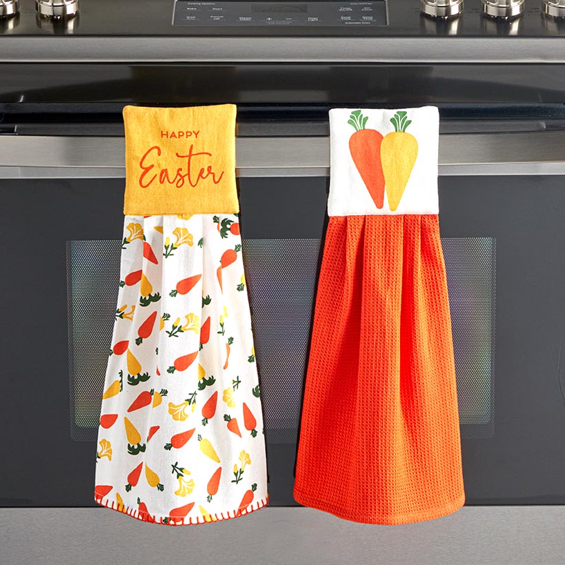 Easter Sets of 2 Tie Towels