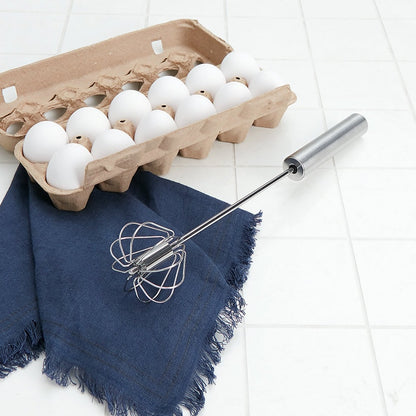 Hand-Push Egg Whisk