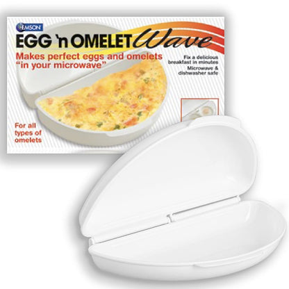 Egg 'n Omelet Cooker - Quick and Fluffy Omelets in Your Microwave