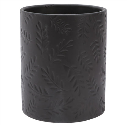 Embossed Kitchen Tool Crock Decorative Utensil Holder