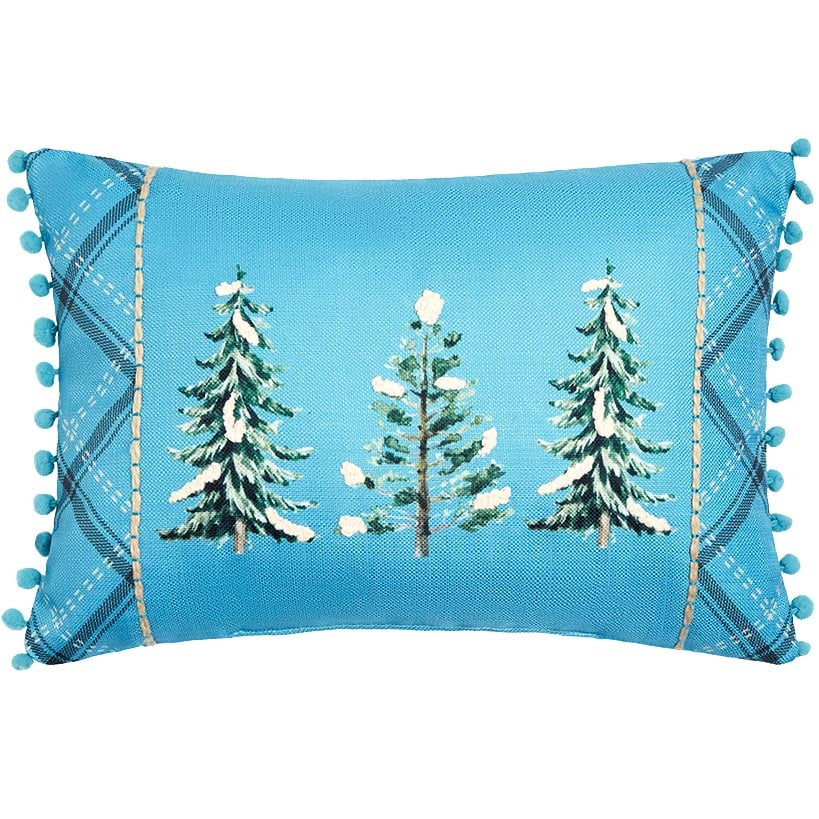 Wildlife Explorer Embroidered Decorative Pillow