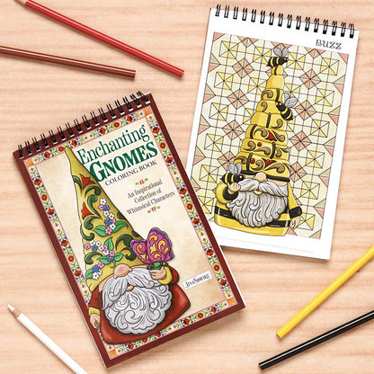 Enchanting Gnomes Coloring Book