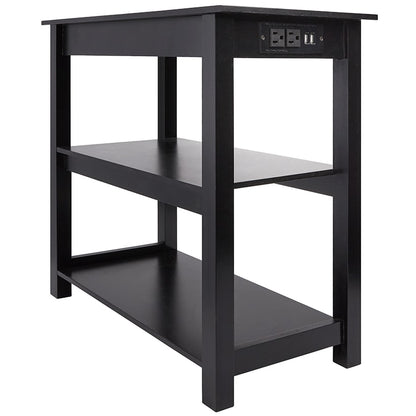 Functional Accent Table with Built in Power Outlets