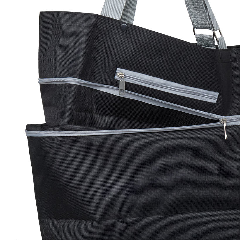 Ready Tote Expanding Tote Bag with Fold Away Wheels