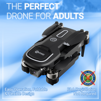 Contixo F16 Stunt Drone - 1080P HD Camera, Foldable Design, Wi-Fi FPV, 16-Min Flight - 2024