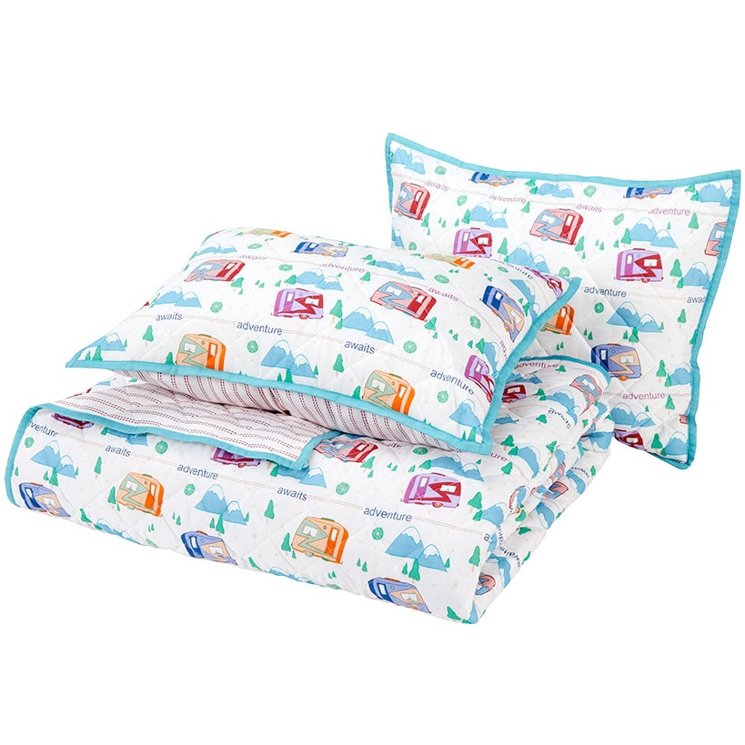 Vintage Camper Reversible Quilt, Sham, or Accent Pillow#select-item_king-quilt