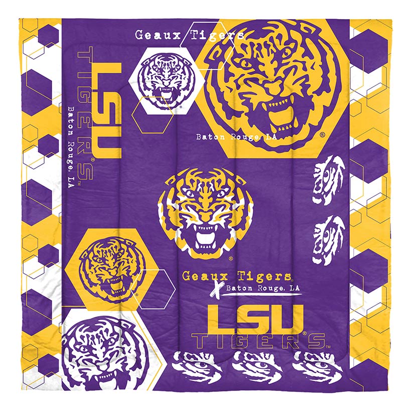 NCAA Hexagon Comforter Set
