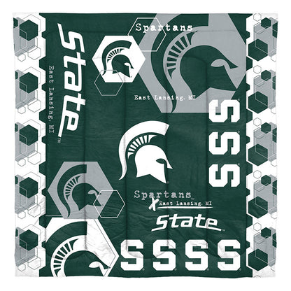 NCAA Hexagon Comforter Set