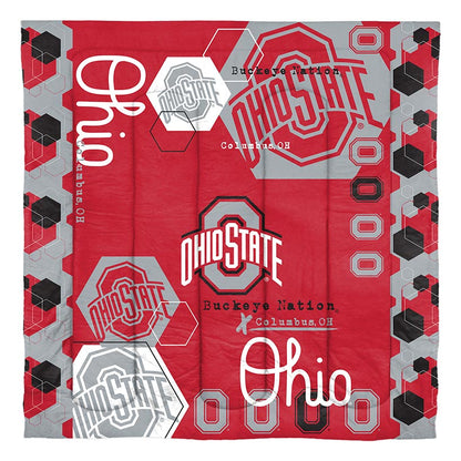 NCAA Hexagon Comforter Set