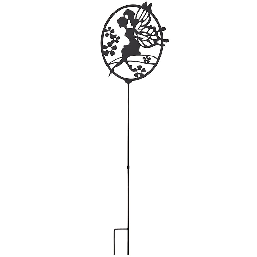 Fairy Garden Silhouette Stake – Decorative Outdoor Accent#select-stake_