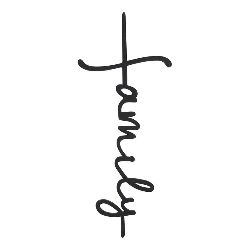 Family Cross Wood Plaque#select-color_black