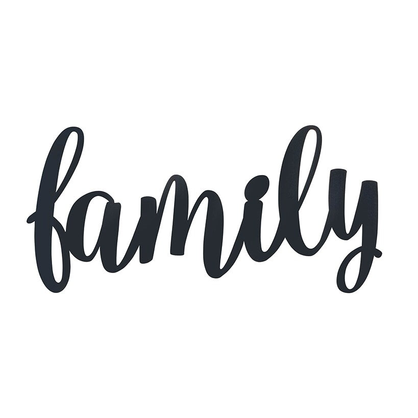 Family Wood Décor Plaque#select-color_black