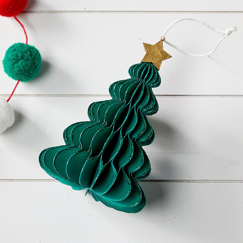 5-Tier Paper Tree Ornaments