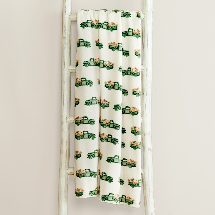 Farmhouse Truck Throw