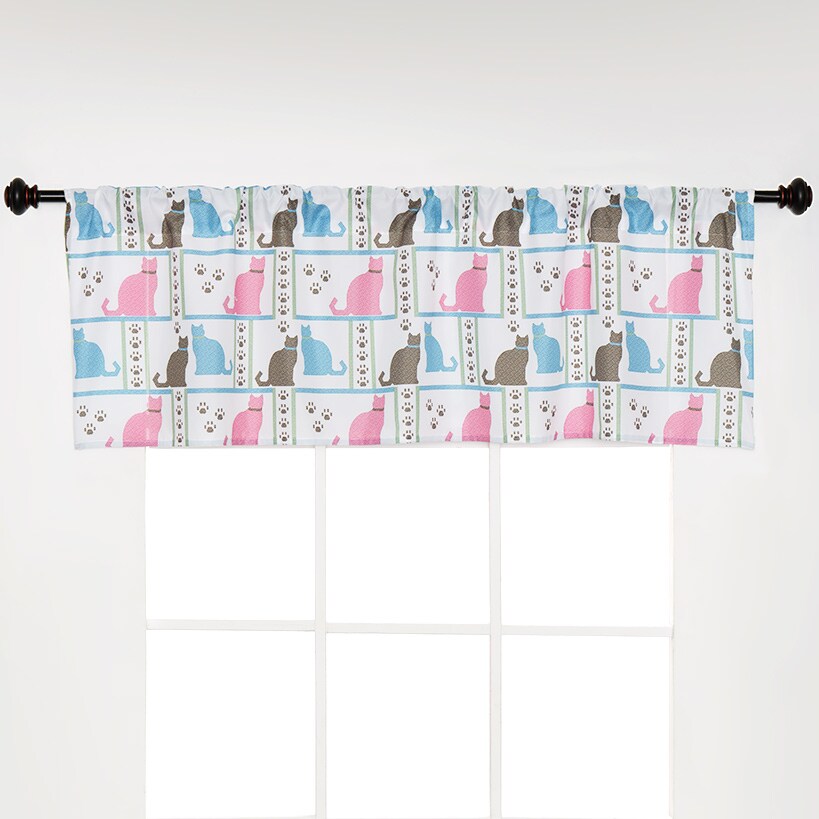 Cat Paw Print Shower Curtain or Valance#select-item_valance