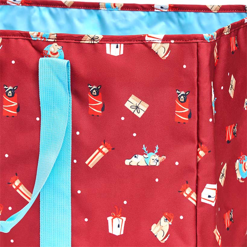 Festive Holiday Household Utility Tote Bag with Handles#select-item_christmas-dog