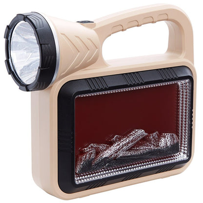 Flame-Type Solar Camping Lantern Sunlight or USB Chargeable
