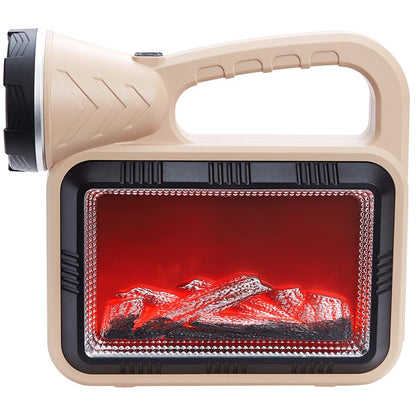 Flame-Type Solar Camping Lantern Sunlight or USB Chargeable