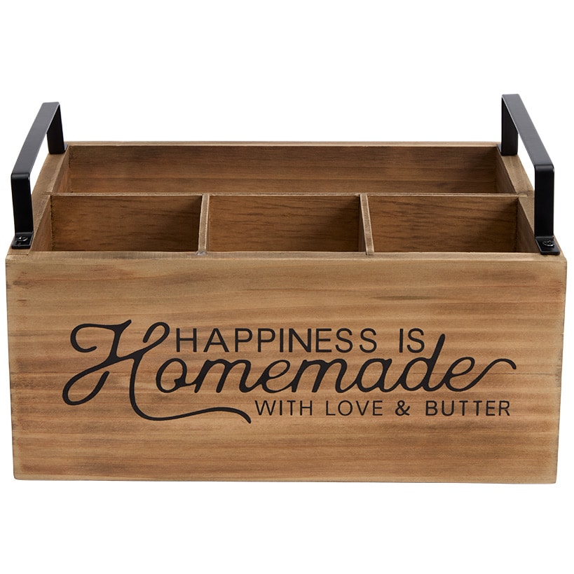 Flatware Caddy with Napkin Holder