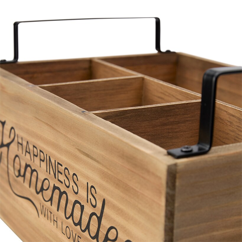 Flatware Caddy with Napkin Holder