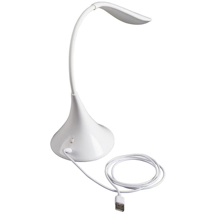 LED Desk Lamp Flexible Gooseneck with USB Cord