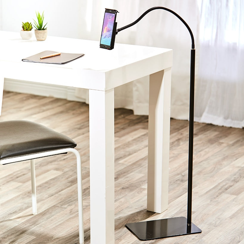 Floor Stand Gooseneck Tablet Holder