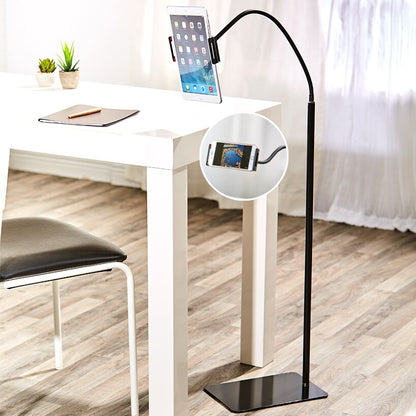 Floor Stand Gooseneck Tablet Holder