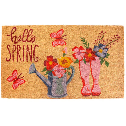 Floral Coir Doormats