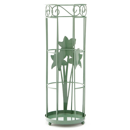 Decorative Floral Plastic Cup Holder