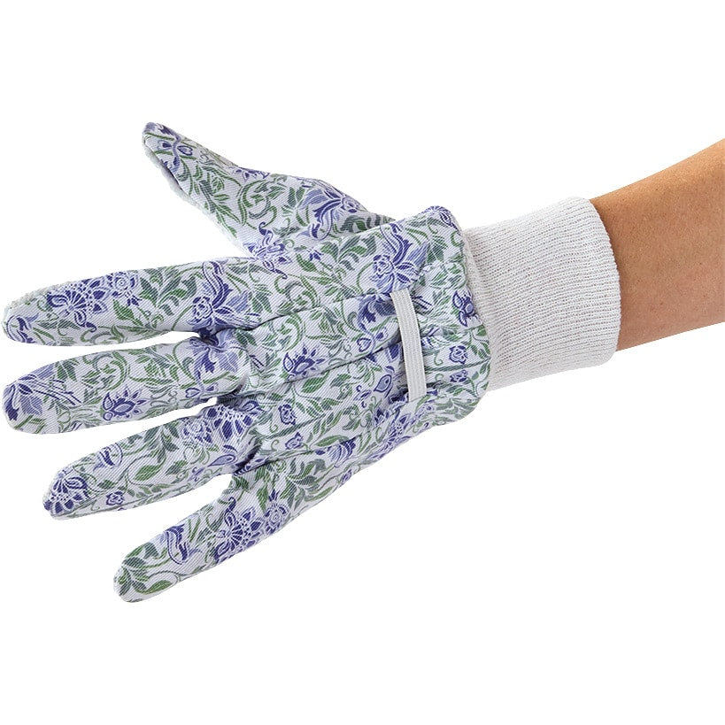 Flower Print Gardening Gloves#select-color_lilac