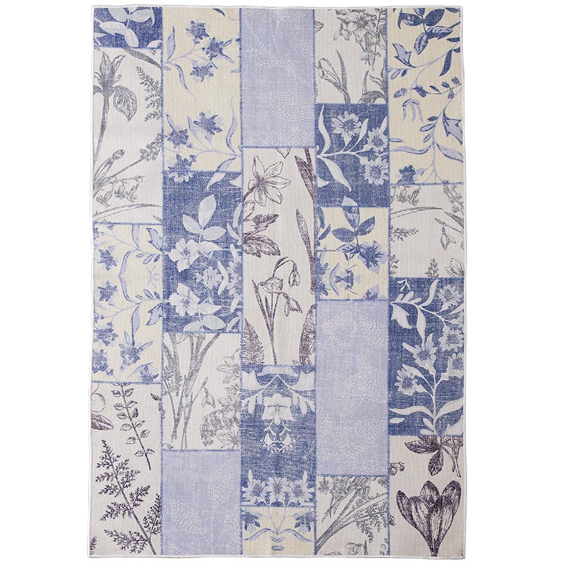 Floral Patch Machine Washable Rugs