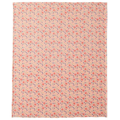Floral Plush Printed Throw
