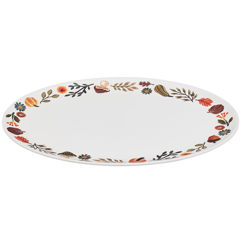 Floral Serving Platter