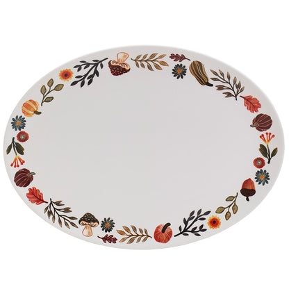 Floral Serving Platter