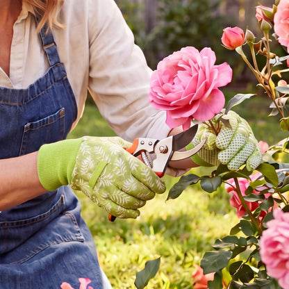 flower power gardening gloves Lakeside Flower Print Gardening Gloves