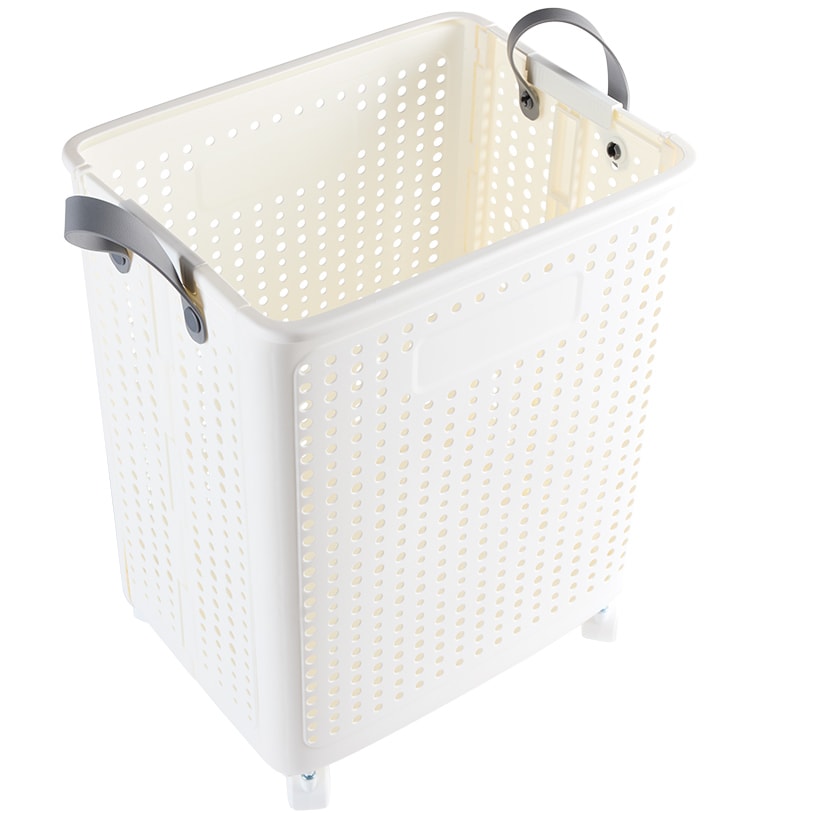 Foldable Laundry Basket with Wheels