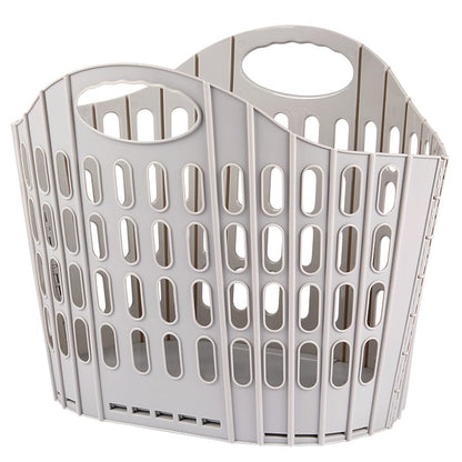 Easy Store Plastic Laundry Clothes Basket and Hamper