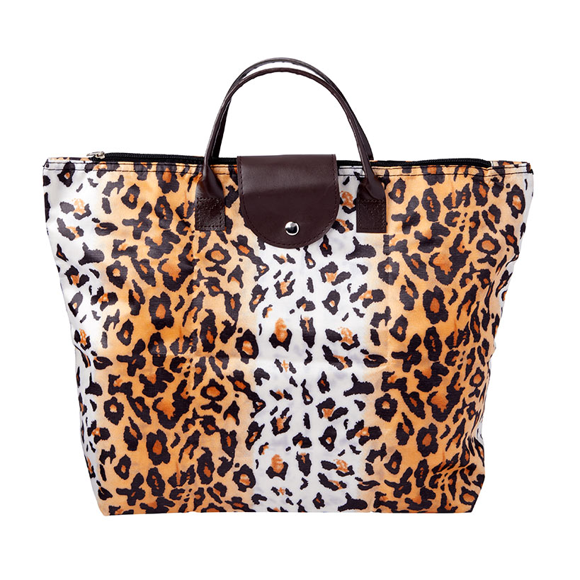 Foldable Tote Bag with Zipper