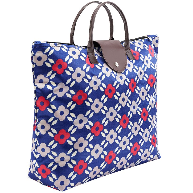 Folding Tote Bag with Zipper