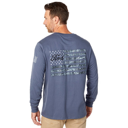 Men's Ford Car Long Sleeve Graphic T-Shirt