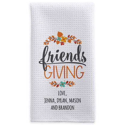 Personalized Friends Giving Kitchen Towel